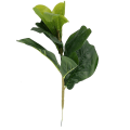 Miniatyrbild 1 av 4: Liten Konstgjord Fiolfikusträd 11 tum Faux Ficus Lyrata Träd för Hem Bröllop Innergård Inomhus A