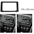 Miniatyrbild 2 av 4: 2 Din Bilradio Panel Trim Dash Radio Fascia För Saab 9-3 2007-2011