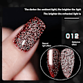 Miniatyrbild 1 av 5: Nagelgellack Färgglatt Glitter UV Nagelgel Semi Permanent Nagelkonst Salong Glitter