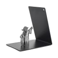 Miniatyrbillede 3 af 4: Yoda dekorative bogstøtter - Metal skrivebordsbogstativer til tunge bøger og reoler