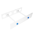 Miniatyrbillede 2 af 5: Justerbar højde Plexiglas tragt holder - Laboratorie tilbehør med 4 huller