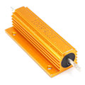 Miniatyrbillede 2 af 3: 2x Guld Aluminium Clad Effektmodstand Modstand 100w, 4 Ohm 4r