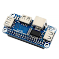 Miniatyrbilde 1 av 5: Rj45 USB-utvidelseshub for Raspberry Pi 4 modell B 3b+ Zero for W Wh 1.3