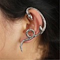 Miniatyrbillede 3 af 5: Snoning Legering Slange Stud Øreringe Punk Clip Stud Øreringe Dame Øreringe