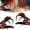Miniatyrbilde 1 av 5: Halloween-hansker med ledd, fleksible fingre, skjeletthender