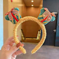Miniatyrbilde 8 av 10: Jule-Tisi Pluss Hodebånd Elg Snømann Lam Hårbånd Høst Og Vinter Kvinners Hårpakke Hodebånd Hårbånd Hårspenne christmas elk scrunchie