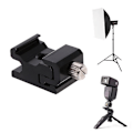 Miniatyrbild 3 av 5: Varmsko Flash Bracket Stativfäste Adapter Triggerhållare Kameratillbehör Ny