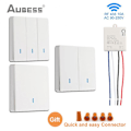 Miniatyrbillede 2 af 5: 433mhz Trådløs Switch Smart Switch RF Vægpaneel Switch Universal Afbryder