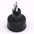 Miniatyrbild 5 av 5: Strömskena Eu till Schweiz / Liechtenstein 2-stiftsadapter De/fr/it/es 3-stifts