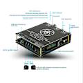 Miniatyrbillede 3 af 5: Xy-t160h Bluetooth 5.0 Subwoofer Forstaerkerkort 2.0 Kanal Høj Lyd Stereo Tda7498e Forstaerker B