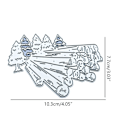 Miniatyrbillede 4 af 5: Forest Tree Wood Metal Cutting Dies Embossing Stencil Diy Scrapbooking Template