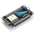 Miniatyrbillede 1 af 5: Nodemcu Esp8266 Udviklingskort Med 0,96 Tommer Oled Display Ch340 Esp-12e Wifi Modul -usb Til Mic
