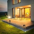Miniatyrbillede 5 af 5: X Solar LED-lanterner I IP44 I Automatisk tænd/sluk I LED-havelampe I Flammelys I Solcellelys