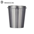 Miniatyrbild 2 av 4: Kaffe doseringskopp Sniffing Mug Pulvermatare Del för 58mm Maskin (silver+grå)(1st)