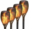 Miniatyrbillede 1 af 5: X Solar LED-lanterner I IP44 I Automatisk tænd/sluk I LED-havelampe I Flammelys I Solcellelys