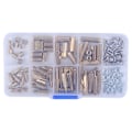 Miniatyrbilde 2 av 5: M3 Messing Sekskant Hunn-Hann Standoff Bolt Skrue Mutter Hovedkort Assortert Kit Montering 120stk