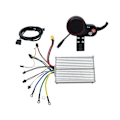 Miniatyrbillede 1 af 5: 48v 30a Elektrisk Scooter Motor Controller+tf100 6pin Dashboard Dele Til 10 Tommer