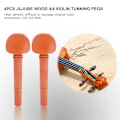 Miniatyrbilde 2 av 5: 4/4 Fiolin Jujube Tre Tuning Pegs Reservedeler - Sett med 4