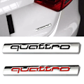 Miniatyrbild 2 av 5: Quattro Logotyp Metall Bagageutrymme Baklucka Emblem Badge Dekal Dekoration För A4l A6l Mengxi red