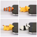 Miniatyrbilde 4 av 5: 11 stk. Dyrebitt Telefonlader Kabelbeskytter Dyr Usb Lader Ledning Beskytter Dyr Bite Lader Kabel Sparere