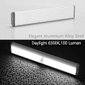 Pikkukuva 4 / 5: 10 LED-lamppua, Langaton, USB-Latautuva, Magneettinen, Liiketunnistin, Kannettava. Kaappivalo, Hätävalo, Lapsen Yövalo, Apulaite, Hopea