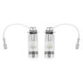 Miniatyrbillede 1 af 5: 2 stk. 6000k Hvide Led H3 100w 2323 Bil Tåge Lygte Pære Drl