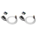 Pikkukuva 1 / 5: 2x USB-RS422 RS485 sarjaporttiadapterikaapeli sirulla 5-napaisella liitinlevyllä Windowsiin