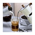 Miniatyrbild 5 av 5: Kaffe Perkolator, Moka Perkolator Italiensk Kaffeebryggare 6 Koppar/10 Oz Spisplatta Espressobryggare För Gas Eller Elektrisk C