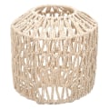 Miniatyrbillede 2 af 2: Blonder Kurv Opbevaringskurv Bord Lampskærm Lysekrone Rattan Lysekrone Skygge Vævet Lysekrone Skygge