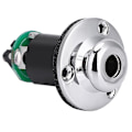 Miniatyrbillede 5 af 5: 1/4 (6,35 mm) udgang 2,5 mm indgang Endpin Jack til akustisk guitar indbygget stang Piezo Pickup