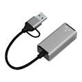 Pikkukuva 5 / 5: Type-C-Ethernet-sovitin USB A RJ45 -verkko kannettaville tietokoneille, tableteille ja matkapuhelimille