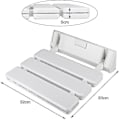 Miniatyrbillede 4 af 4: Foldbar Brusestol I Aluminium Og Abs, 330 X 320 X 70 Mm