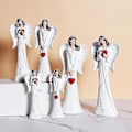 Miniatyrbillede 2 af 5: Hjem Moderne Resin Engel Statue Karakter Hjem Indretning Nordisk- C