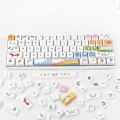 Miniatyrbild 4 av 5: 127 tangenter Pbt Keycaps Xda profil Dye-sub söta djur tecknad tema Keycap set