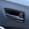 Miniatyrbilde 2 av 4: 4 stk. blank svart dørhåndtakpanel kompatibel med Corolla Cross 2021 2022 Rhd