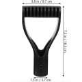 Miniatyrbilde 3 av 5: 2-pakning 3 cm plastskovlskaft D-håndtak snøskuffe rive spade snøfjerning hagetilbehør