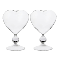Miniatyrbillede 1 af 3: 2 stk. Hjerteformede glaspokaler Bar glaspokaler Cocktailglas til fest