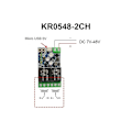 Miniatyrbild 1 av 5: USB 5V/DC7-48V Ewelink Smart Wifi-brytare Universal Relämodul 2-kanals Trådlös Brytare Timer Telefonfjärrkontroll