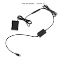 Miniatyrbillede 3 af 4: Praktisk kamerastrøm kabel Type-c til En El14 dummy batteri til D3100 D3200