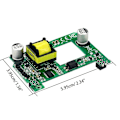 Pikkukuva 4 / 5: 5v Poe Pihat 802.3af Ethernet-virtalähdemoduuli Raspberry Pi 3b+ Rpi 4b:lle