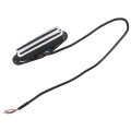 Miniatyrbilde 1 av 5: Dobbel Hot Rail Humbucker Pickups For St Tele Strat Elektrisk Gitar, Sølv Kropp Med Sorte Rails