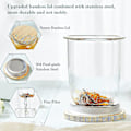 Miniatyrbillede 4 af 5: 34oz/1000ml Glas Tekande Med Glas Te-Infusere, Glas Tekande Til Løse Te