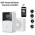 Smart trådlös Wifi videodörrklocka telefonkamera dörrklocka ring intercom säkerhet
