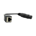 Pikkukuva 4 / 5: Sovitinmuunnin DMX-kaapeli jatkokaapeli XLR 3-napainen RJ45-verkkoliitäntään (naaras)