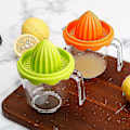 Miniatyrbillede 3 af 3: Manuel Citruspresser Lille Og Letvægts Kreativ Hjem Bærbar Citruspresser Citronpresser Citruspresser 1 Stykke Orange