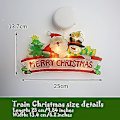 Miniatyrbilde 2 av 5: Julelysdekorasjon, hengende Ledmerry Christmas