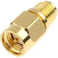 Miniatyrbilde 5 av 5: SMA hann til RP-SMA hunn RF rett kontakt gullbelagt adapter for Wi-Fi antenne repeater radiosignal forlengelseskabel 4 stk