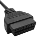 Miniatyrbillede 4 af 5: For Nissan 14 Pin til 16pin kabel Obd Ii diagnostisk interface 14pin til Obd2 16 pin adapter fungerer til