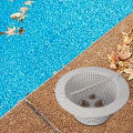 Miniatyrbilde 5 av 5: Skimmerkurv for basseng | Gjenbrukbar filterkurv for basseng | Bassengutstyr Svømmebasseng Skimmer erstatningskurv | Skim fjern blader, insekter og rusk