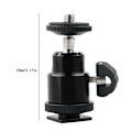 Miniatyrbillede 4 af 5: Kamera Stativ LED Lys Flash Stativ Beslag Holder Mount 1/4 Hot Shoe Adapter
